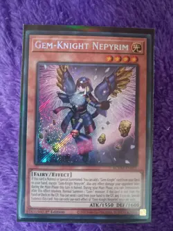 Gem-Knight Nepyrim NM Secret Yugioh - Image 1