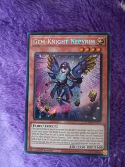 Gem-Knight Nepyrim NM Secret Yugioh - Image 2