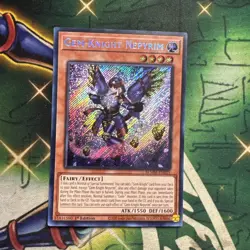 Yugioh! Gem-Knight Nepyrim BLMM-EN021 Secret Rare 1st Edition NM - Image 1