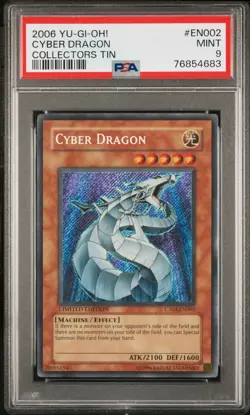 PSA 9 MINT Cyber Dragon CT03-EN002 Secret Rare Promo *4683 YUGIOH - Image 1
