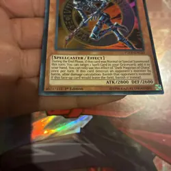 Dark Magician of Chaos YGLD-ENC02 Ultra Rare 1st Edition NM-Mint Condition - Image 3