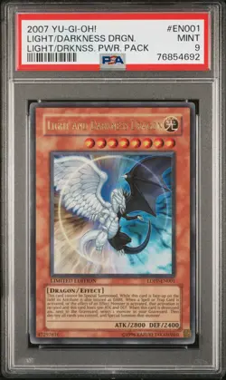 PSA 9 MINT Light and Darkness Dragon LDPP-EN001 Ultra Rare Promo *4692 YUGIOH - Image 1