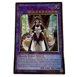 Yu-Gi-Oh! House Dragonmaid MAGO-EN027 1st Edition Ultra Rare Lightly Played - Image 1