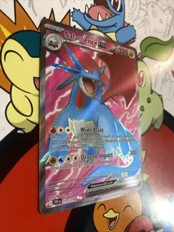 Pokemon TCG Salamence EX Full Art Holo Ultra Rare Card 177/159 Journey Together - Image 2