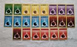 Lot of 22 Vtg 2000 1st Edition Pokemon Gym Challenge Energy Cards NM Psychic etc - Image 1