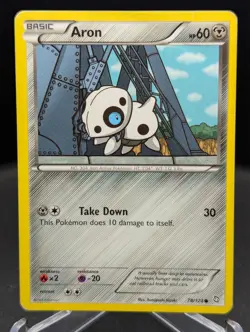 ARON 78/124 - 2012 - BW DRAGONS EXALTED Pokemon CARD MP - Image 1