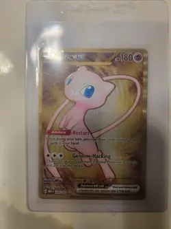 Pokemon TCG Mew EX Metal Gold NM 205/165 Scarlet & Violet 151 Promo Card A - Image 1