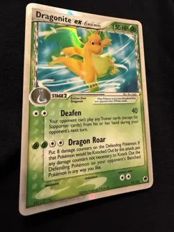 Pokemon TCG Dragonite EX Dragon Frontiers Holo Card 91/101 Delta Species LP-MP - Image 2