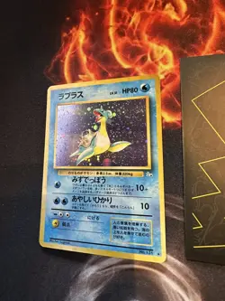 Pokemon Card Lapras No.131 Fossil Holo Japanese 🌀SWIRL🌀Pack Fresh🔥267💎NM M💎 - Image 2