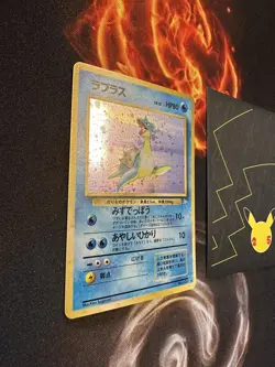 Pokemon Card Lapras No.131 Fossil Holo Japanese 🌀SWIRL🌀Pack Fresh🔥267💎NM M💎 - Image 3