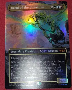 Ureni of the Unwritten (Borderless) -Foil Near Mint MTG - Image 1