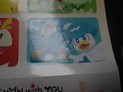 Pokemon With You Emergency Card Pikachu Fuecoco Quaxly Sprigatito etc #6054 - Image 4
