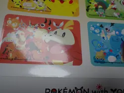 Pokemon With You Emergency Card Pikachu Fuecoco Quaxly Sprigatito etc #6054 - Image 5