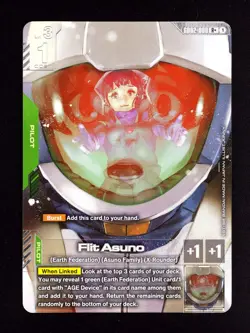 Flit Asuno (R+) GD02-088 - Gundam TCG Card Game - Dual Impact *English - Image 1