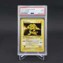 *PSA 9* 1st Edition Electabuzz Base Set 20/102 Shadowless Pokemon Card WOTC 1999 - Image 1