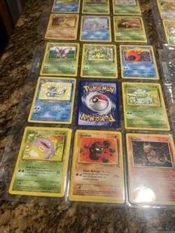 Vintage Bulk Base Cards Pokemon 56 Card Lot With Sleeve 1990’s - Image 4