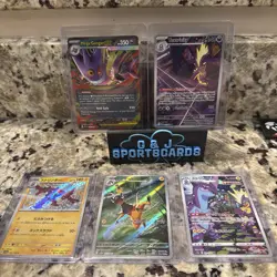 Pokemon Mega Gengar ex Toxtrictity IR and 3 other cards, Lot of 5 - Image 1
