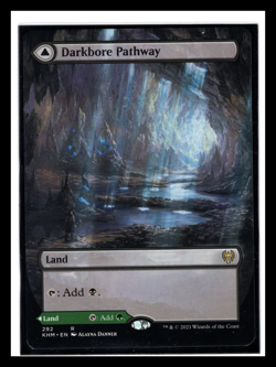 Darkbore Pathway Slitherbore Pathway - Borderless - Kaldheim - NM-Mint - Image 1