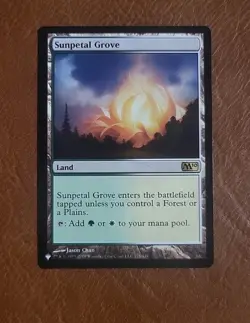 NM Sunpetal Grove 228/249 THE LIST REPRINT Magic 2010 M10 - Image 1