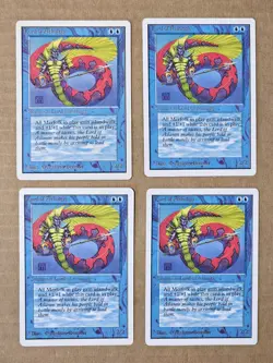 Lord of Atlantis x4 -Unlimited Edition -MTG LP Merfolk -FREE SHIPPING! - Image 1