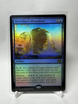 Riverchurn Monument Aetherdrift Foil Rare Mtg - Image 1