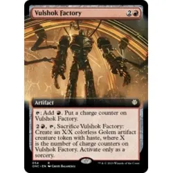 VULSHOK FACTORY (EXTENDED ART) X4 Phyrexia: All Will Be One: Commander Magic MTG - Image 1