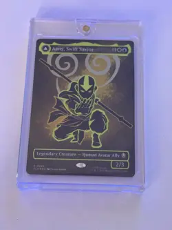 Aang, Swift Savior (Borderless) (Neon Ink Foil) Avatar: The Last Airbender Foil - Image 1
