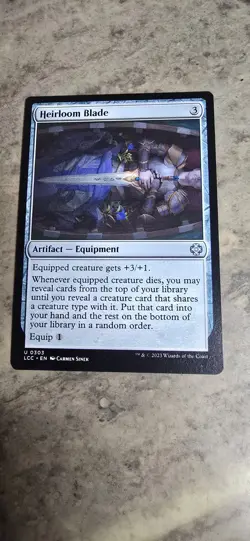 Heirloom Blade Commander: the Lost Caverns of Ixalan Regular Artifact MTG NM - Image 1