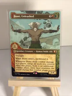 BUMI, UNLEASHED (SHOWCASE) Avatar: The Last Airbender MTG M0348 - Image 1