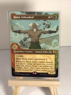 BUMI, UNLEASHED (SHOWCASE) Avatar: The Last Airbender MTG M0348 - Image 2