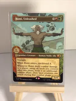 BUMI, UNLEASHED (SHOWCASE) Avatar: The Last Airbender MTG M0348 - Image 3