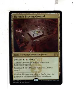 MTG SkeenAB Ziatora's Proving Ground FOIL from New Capenna. NM. - Image 1