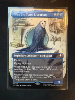 MTG Wan Shi Tong, Librarian Borderless MYTHIC NM/Mint 0320 TLA - Image 1
