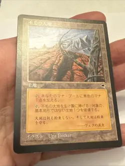 MTG Magic the Gathering Wasteland Mirage Foreign Japanese Land +++ - Image 4