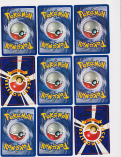 9 cards Pokemon lot Hypno Rapiddash Rattata Nidoqueen Meowth plus - Image 2