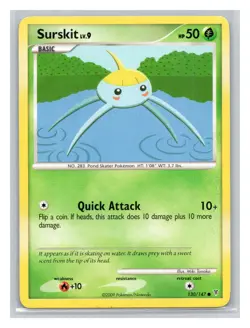 Pokemon TCG Surskit 130 Supreme Victors Normal LP - Image 1