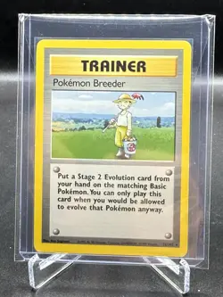 Pokemon WOTC Base Set ~ Pokemon Breeder Trainer Rare 76/102 ~ NM - Image 1
