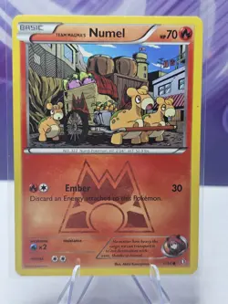 Team Magma's Numel 1/34 Double Crisis Pokemon TCG Regular - Image 1