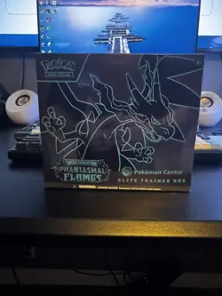 Phantasmal Flames Pokemon Center Elite Trainer Box ETB Sealed - Image 1