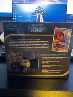 Phantasmal Flames Pokemon Center Elite Trainer Box ETB Sealed - Image 4
