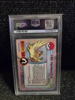 PSA 10 2000 Pokemon Game Topps Chrome Farfetch'd TV Rare Base Series 2 GEM MINT - Image 2