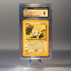 2000 Togepi Black Star Promos #30 - Pokemon League CGC 9 - Image 1