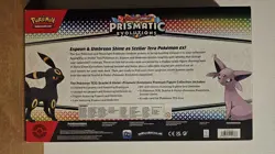Pokemon TCG Scarlet and Violet Prismatic Evolutions Premium Figure Collection. - Image 2