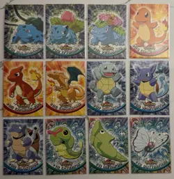1999 Pokemon Topps Series 1 TV Animation Edition Base Set Complete Collection - Image 1