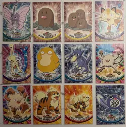 1999 Pokemon Topps Series 1 TV Animation Edition Base Set Complete Collection - Image 5