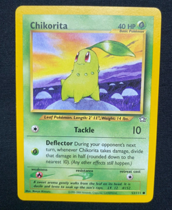 Pokemon TCG Chikorita Neo Genesis 53/111 Regular (LP) - Image 1