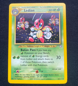 Pokemon TCG Ledian Neo Genesis 39/111 Regular (LP) - Image 1