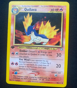 Quilava - 1st Edition - 46/111 Neo Genesis - Pokemon TCG - 2000 (LP/MP) - Image 1