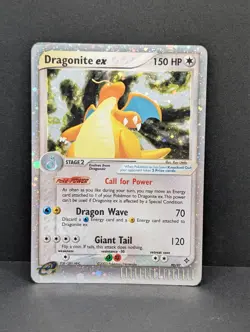 Dragonite ex 90/97 Dragon Holo Ultra Rare Pokemon TCG Nintendo e-reader MP+ - Image 1