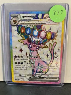 Pokemon TCG Espeon ex 175 Prismatic Evolutions Premium Figure Collection Promo - Image 3